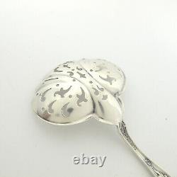 FLORAL SERIES by ALVIN Sterling Silver Nut Spoon Scoop Chrysanthemum No Mono