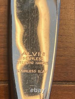 FULL 52 PC SET ALVIN ROSECREST STERLING SILVER FLATWARE 12 x 4 +4 LARGE SERVERS