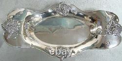 Fantastic Vintage Chrysanthemum Alvin Sterling Silver Bread Tray