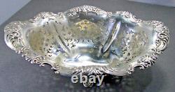 Fine Alvin Sterling Silver Open Work / Pierced Bon Bon Dish