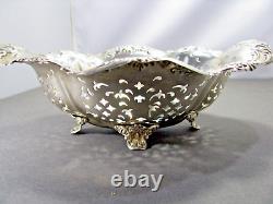 Fine Alvin Sterling Silver Open Work / Pierced Bon Bon Dish