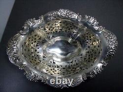 Fine Alvin Sterling Silver Open Work / Pierced Bon Bon Dish