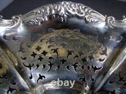 Fine Alvin Sterling Silver Open Work / Pierced Bon Bon Dish