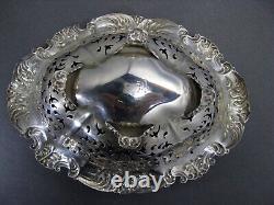 Fine Alvin Sterling Silver Open Work / Pierced Bon Bon Dish