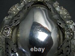 Fine Alvin Sterling Silver Open Work / Pierced Bon Bon Dish