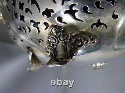 Fine Alvin Sterling Silver Open Work / Pierced Bon Bon Dish