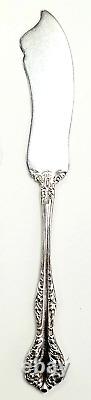 Florentine Alvin Sterling Silver Butter Spreader Flat Handle Mono set 6