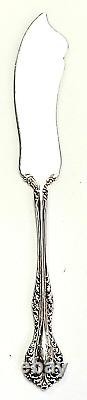 Florentine Alvin Sterling Silver Butter Spreader Flat Handle Mono set 6