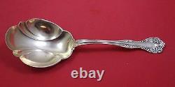 Florentine by Alvin Sterling Silver Berry Spoon Gold Washed 8 1/2
