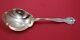 Florentine By Alvin Sterling Silver Berry Spoon Gold Washed 8 1/2