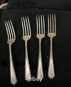 Four Richmond by Alvin Sterling Silver Dinner Fork 7 3/4