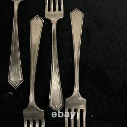 Four Richmond by Alvin Sterling Silver Dinner Fork 7 3/4