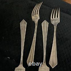Four Richmond by Alvin Sterling Silver Dinner Fork 7 3/4