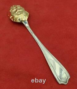 Francis I by Alvin Sterling Silver Berry Spoon with Fruit Design in Bowl #11068