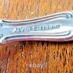 French Scroll By Alvin, 7 (seven) Salad Forks, Nice! , 255 Grams