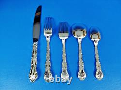 French Scroll By Alvin Sterling Silver Flatware Set For 8 Service 44 Pieces