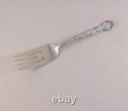 French Scroll by Alvin Sterling Cold Meat Fork- 7 3/8