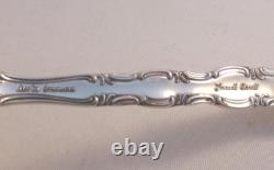 French Scroll by Alvin Sterling Cold Meat Fork- 7 3/8