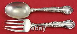 French Scroll by Alvin Sterling Silver Baby Set 2-Piece 4