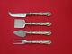French Scroll By Alvin Sterling Silver Cheese Serving Set 4 Piece Hhws Custom