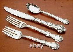 French Scroll by Alvin Sterling Silver Flatware 4 Piece Place Setting