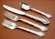 French Scroll By Alvin Sterling Silver Flatware 4 Piece Place Setting