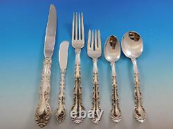 French Scroll by Alvin Sterling Silver Flatware Set Service 36 pieces Dinner