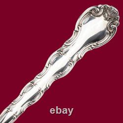 French Scroll by Alvin Sterling Silver Flatware set of 4 Cream Soup Spoons 6.25