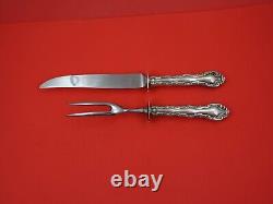 French Scroll by Alvin Sterling Silver Steak Carving Set 2-Piece, knife 10 1/2
