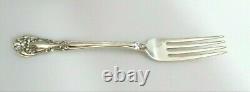 Genuine Solid Silver Alvin Sterling Chateau Rose Dinner Fork 7 1/8