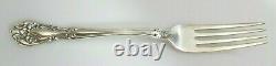 Genuine Solid Silver Alvin Sterling Chateau Rose Dinner Fork 7 1/8