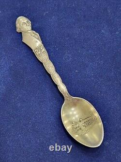 George Washington Bust/Figural Sterling Silver Souvenir Spoon Alvin 30.3g 6