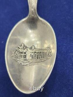 George Washington Bust/Figural Sterling Silver Souvenir Spoon Alvin 30.3g 6