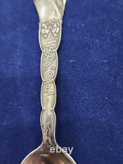 George Washington Bust/Figural Sterling Silver Souvenir Spoon Alvin 30.3g 6