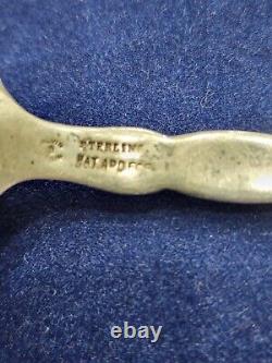 George Washington Bust/Figural Sterling Silver Souvenir Spoon Alvin 30.3g 6