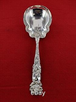 Gorham-Alvin Silver Co. Sterling Silver Bridal Rose 9 1/8 Berry Spoon