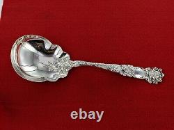 Gorham-Alvin Silver Co. Sterling Silver Bridal Rose 9 1/8 Berry Spoon