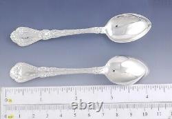 Great Set 12 Alvin Sterling Silver Orient Pat. Demitasse Spoons