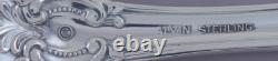 Great set 5 Alvin Sterling Silver Vivaldi Place Dessert Oval Soup Spoons