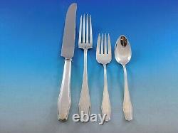 Hampton by Alvin Sterling Silver Dinner Size Place Setting(s) 4-Piece Vintage