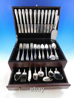 Hampton by Alvin Sterling Silver Flatware Set for 12 Service Dinner 116 pieces