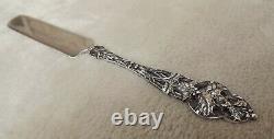 Holly (December) by Alvin 7 1/4 all Sterling youth/tea knife inscribed Mary