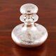 Large Alvin Art Nouveau Sterling Silver Full Overlay Perfume Bottle Iris C1890