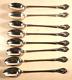 Lot Of 8 Alvin Chateau Rose Sterling Silver Iced Tea Spoons Approx 225 Grams