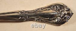 LOT of 8 ALVIN CHATEAU ROSE STERLING SILVER ICED TEA SPOONS APPROX 225 GRAMS