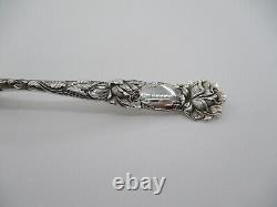 Large sterling Alvin Bridal Rose cream soup spoon 6 MINT and no mono