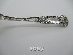 Large sterling Alvin Bridal Rose cream soup spoon 6 MINT and no mono