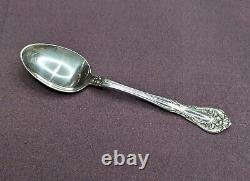 Lot of 6 Alvin CHATEAU ROSE Sterling Silver 4-1/4 Demitasse Spoons
