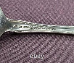 Lot of 6 Alvin CHATEAU ROSE Sterling Silver 4-1/4 Demitasse Spoons