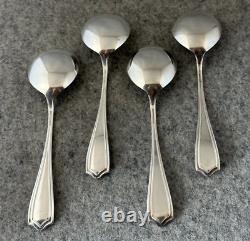 MARYLAND by Alvin Sterling Silver Gumbo Soup Spoon 6 7/8 Inch No Mono Set of 4